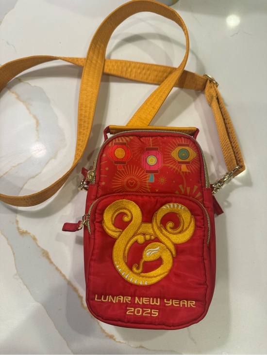 Disney Handbags - Disney Luv Skeeter Red Purse with Yellow Strap - Lunar New Year 2025 Motif
